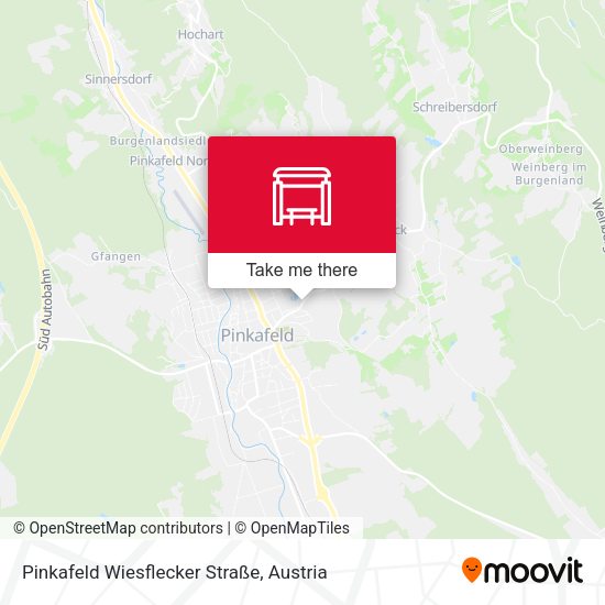 Pinkafeld Wiesflecker Straße map