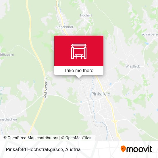 Pinkafeld Hochstraßgasse map