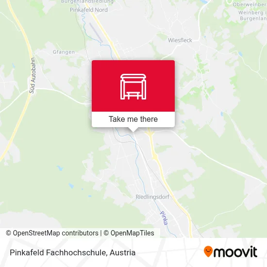 Pinkafeld Fachhochschule map