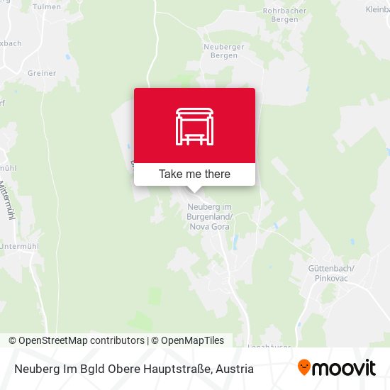 Neuberg Im Bgld Obere Hauptstraße map
