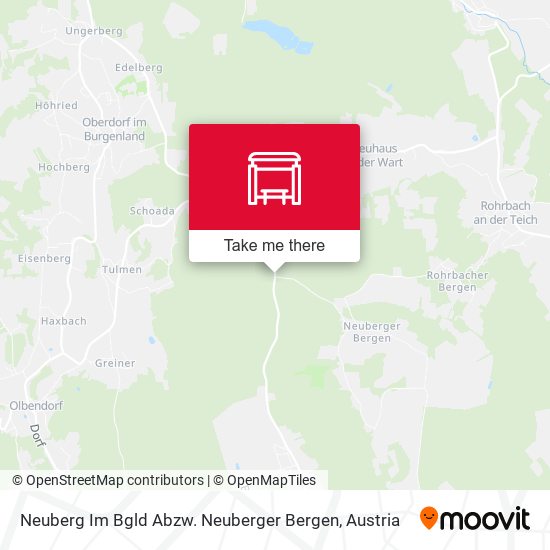Neuberg Im Bgld Abzw. Neuberger Bergen map
