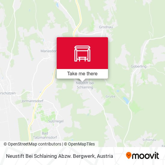 Neustift Bei Schlaining Abzw. Bergwerk map