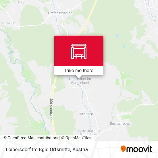 Loipersdorf Im Bgld Ortsmitte map