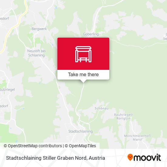 Stadtschlaining Stiller Graben Nord map