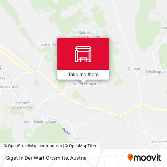 Siget In Der Wart Ortsmitte map