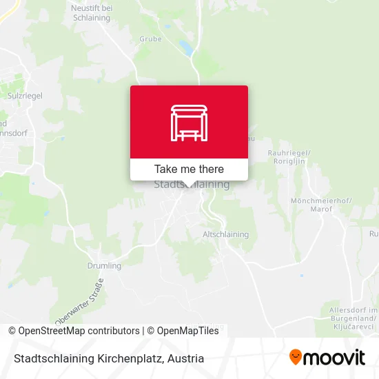 Stadtschlaining Kirchenplatz map