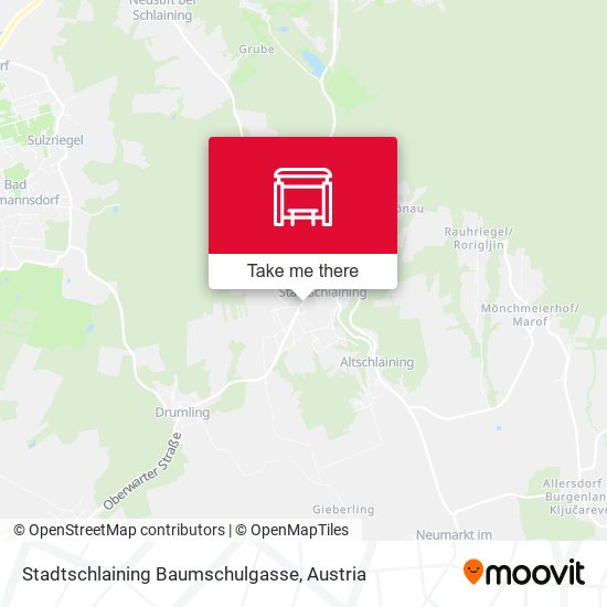 Stadtschlaining Baumschulgasse map