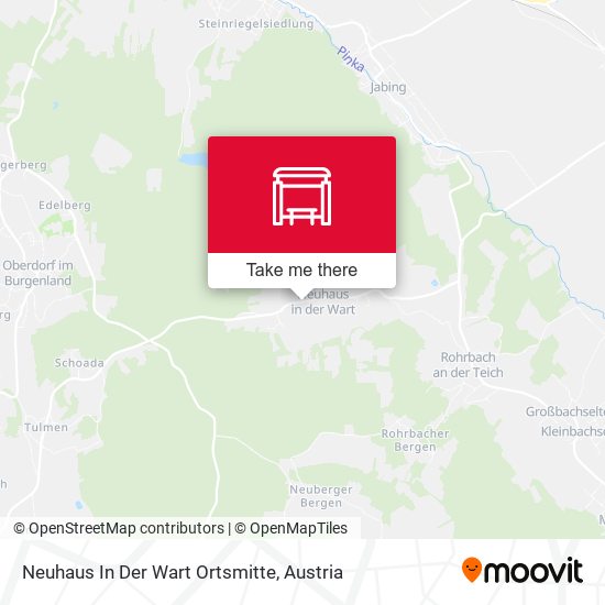 Neuhaus In Der Wart Ortsmitte map