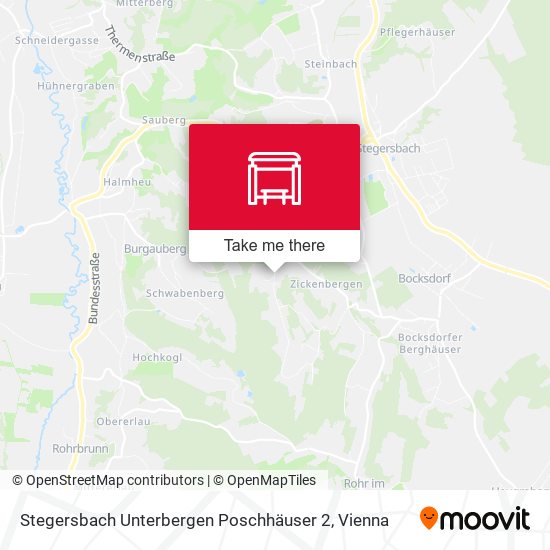 Stegersbach Unterbergen Poschhäuser 2 map