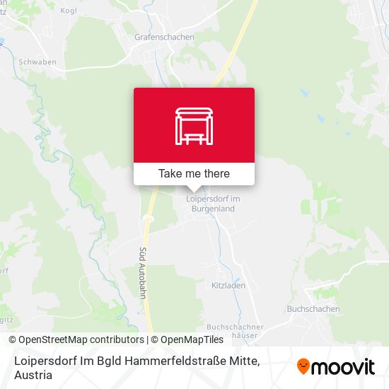Loipersdorf Im Bgld Hammerfeldstraße Mitte map