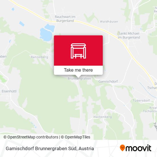 Gamischdorf Brunnergraben Süd map