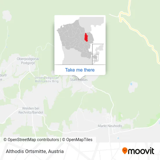 Althodis Ortsmitte map