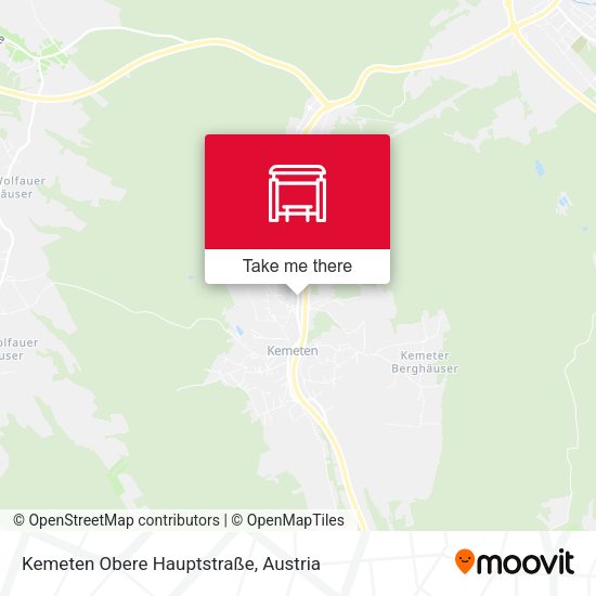 Kemeten Obere Hauptstraße map