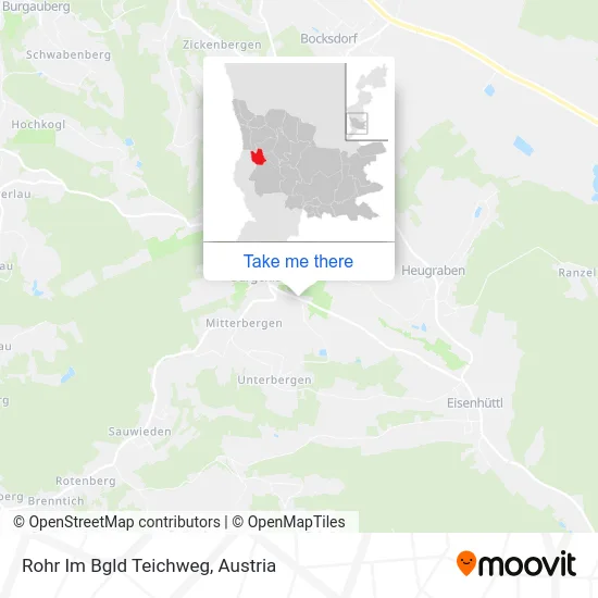 Rohr Im Bgld Teichweg map