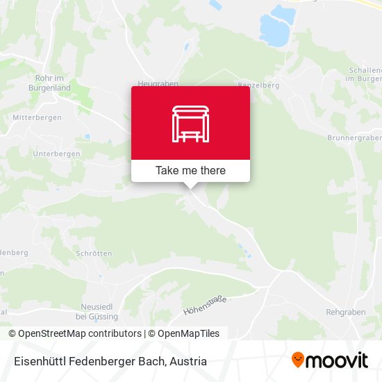 Eisenhüttl Fedenberger Bach map