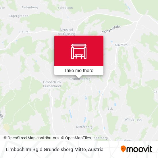 Limbach Im Bgld Gründelsberg Mitte map