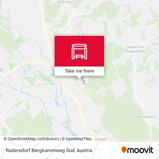 Rudersdorf Bergkammweg Süd map