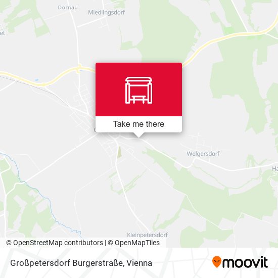 Großpetersdorf Burgerstraße map