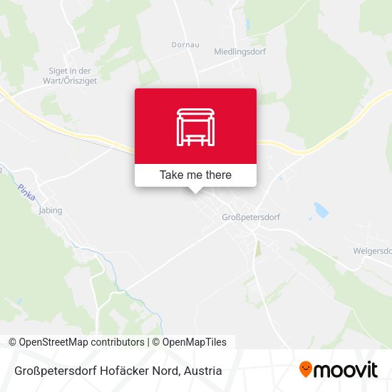Großpetersdorf Hofäcker Nord map