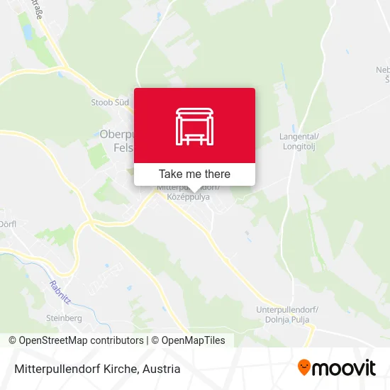 Mitterpullendorf Kirche map