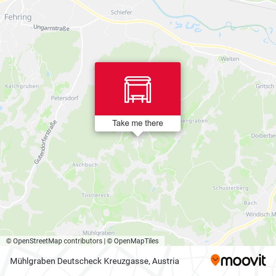 Mühlgraben Deutscheck Kreuzgasse map