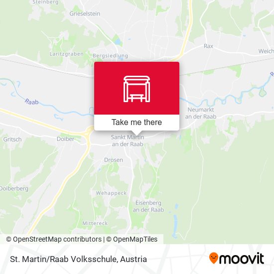 St. Martin/Raab Volksschule map