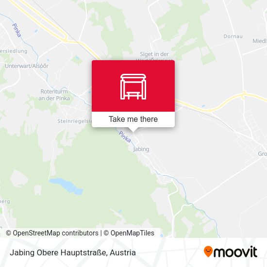 Jabing Obere Hauptstraße map