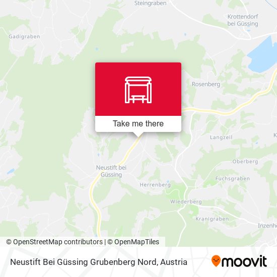 Neustift Bei Güssing Grubenberg Nord map