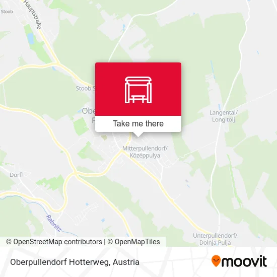 Oberpullendorf Hotterweg map
