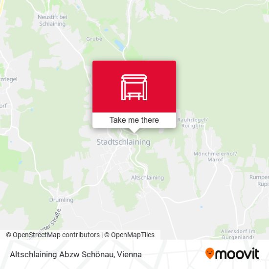 Altschlaining Abzw Schönau map