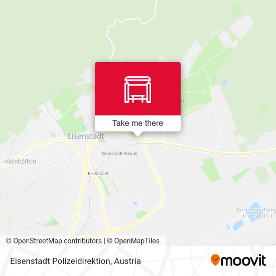 Eisenstadt Polizeidirektion map