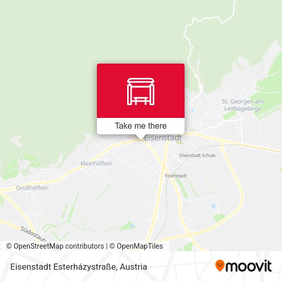 Eisenstadt Esterházystraße map