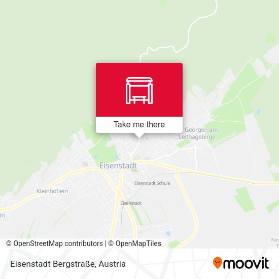 Eisenstadt Bergstraße map