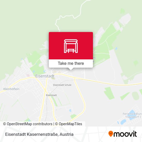 Eisenstadt Kasernenstraße map