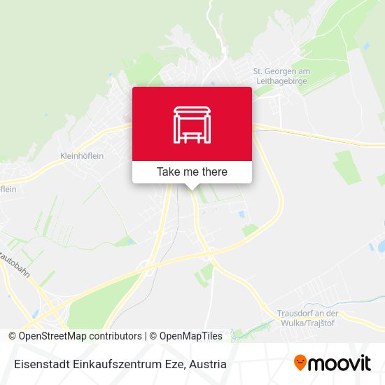 Eisenstadt Einkaufszentrum Eze map