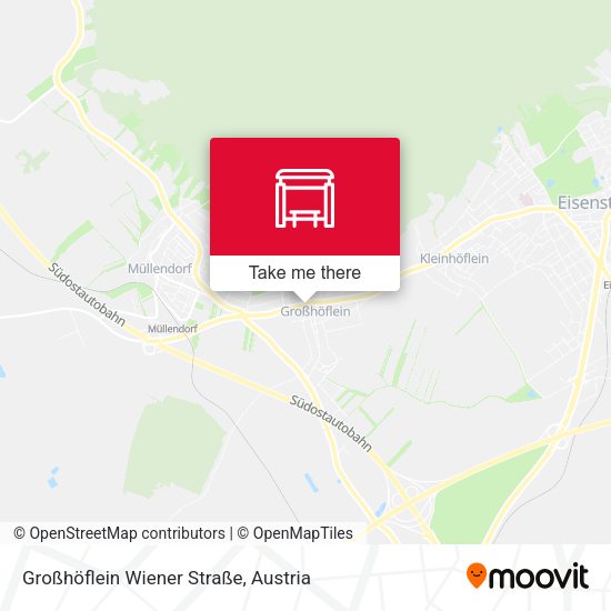 Großhöflein Wiener Straße map