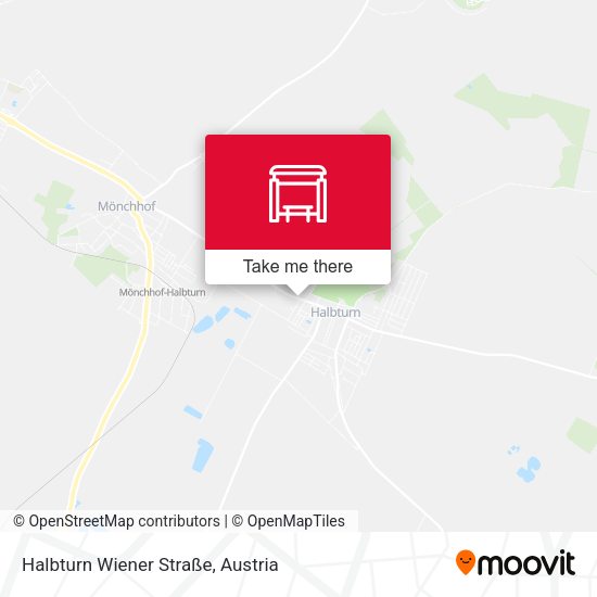 Halbturn Wiener Straße map