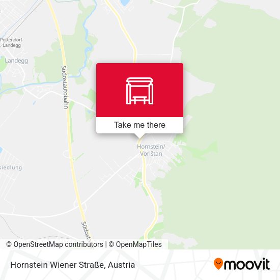Hornstein Wiener Straße map