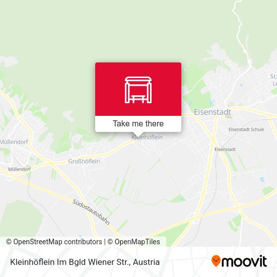 Kleinhöflein Im Bgld Wiener Str. map