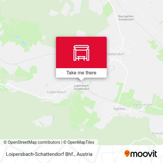 Loipersbach-Schattendorf Bhf. map