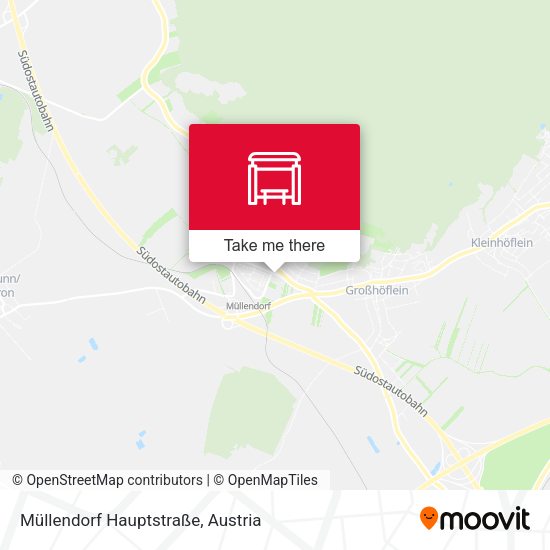 Müllendorf Hauptstraße map