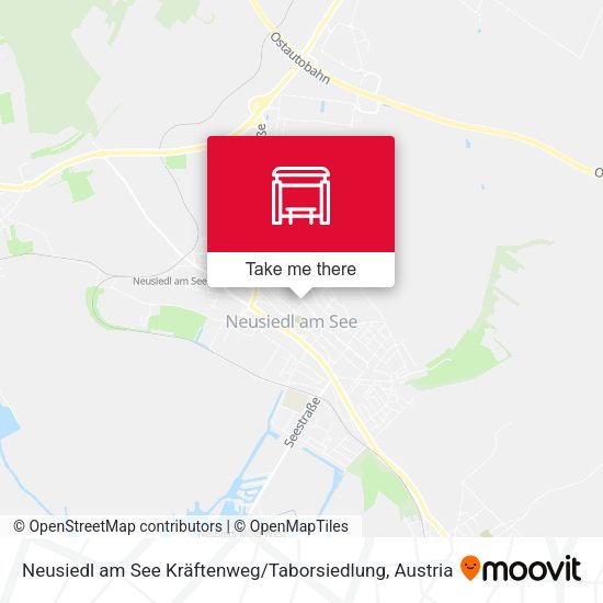 Neusiedl am See Kräftenweg / Taborsiedlung map