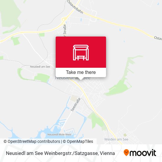 Neusiedl am See Weinbergstr. / Satzgasse map
