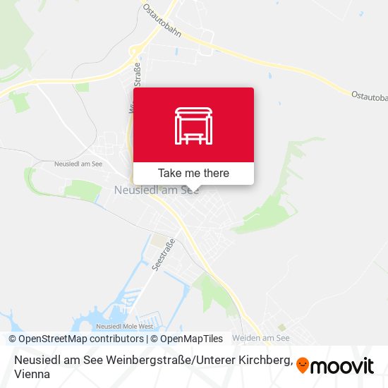 Neusiedl am See Weinbergstraße / Unterer Kirchberg map