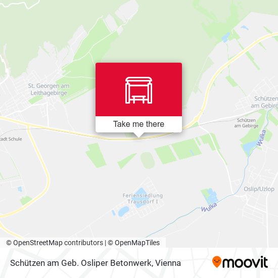 Schützen am Geb. Osliper Betonwerk map