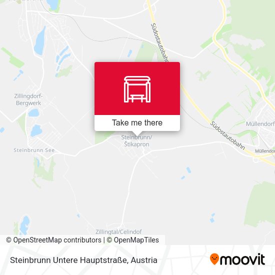 Steinbrunn Untere Hauptstraße map