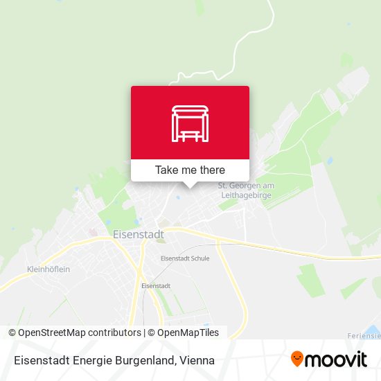 Eisenstadt Energie Burgenland map