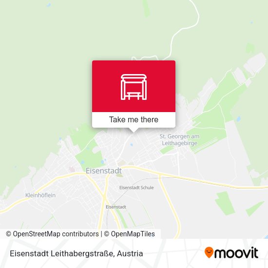 Eisenstadt Leithabergstraße map