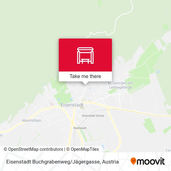 Eisenstadt Buchgrabenweg / Jägergasse map