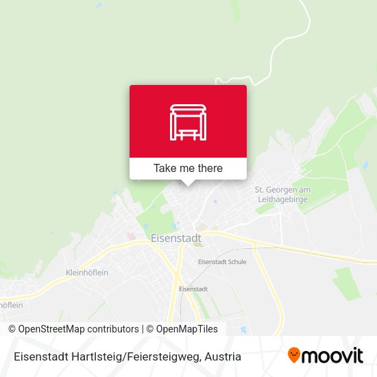 Eisenstadt Hartlsteig / Feiersteigweg map